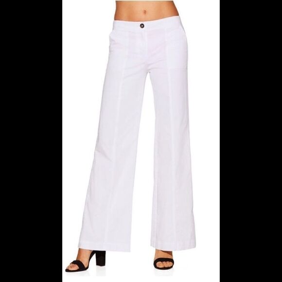 Boston Proper Wide leg stretch pants. Size 0. Runs big - Picture 2 of 7